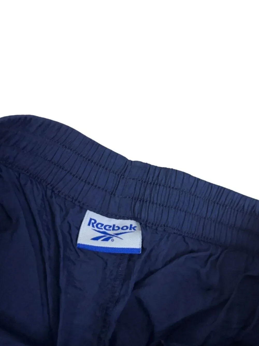 REEBOK Vintage 90s Windbreaker Pants Joggers Track Pants Blue Mens Small